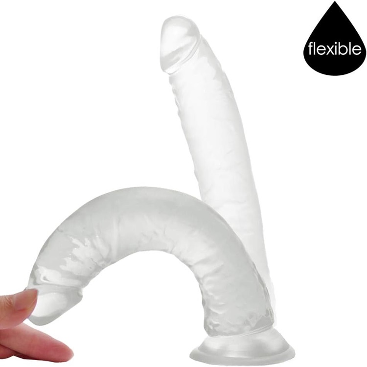 Silicon dildo perfect for hands-free use