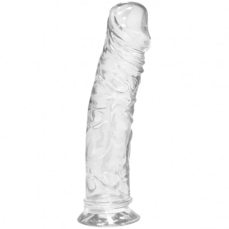 Silicon dildo perfect for hands-free use