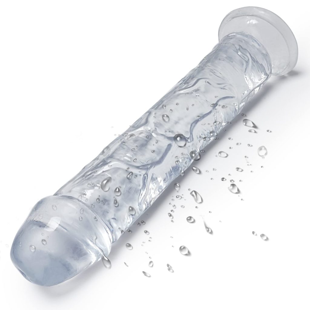 Silicon dildo perfect for hands-free use