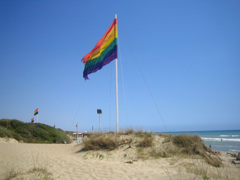 Capocotta gay beach Rome